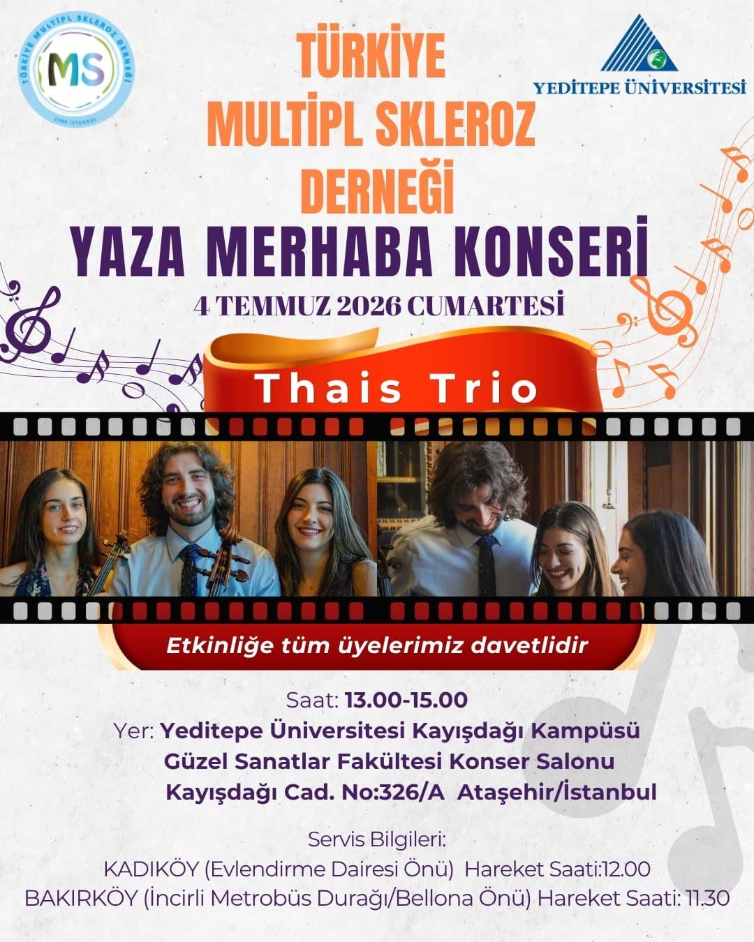 TÜRKİYE MS DERNEĞİ - YAZA MERHABA KONSERİ