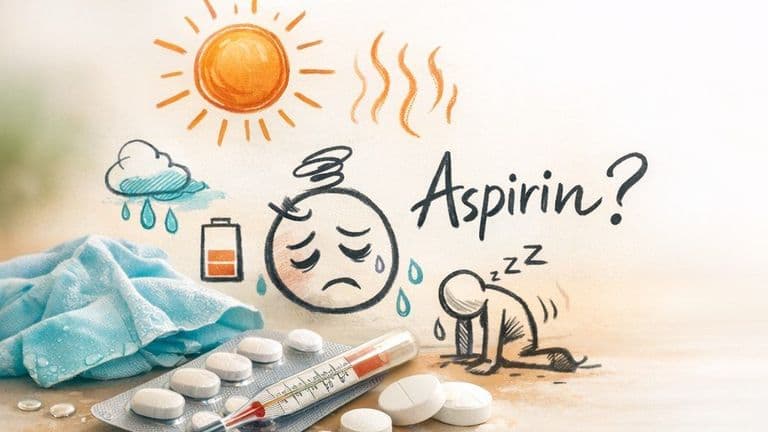 Aspirin ve asetaminofen yorgunluğa yardımcı olabilir