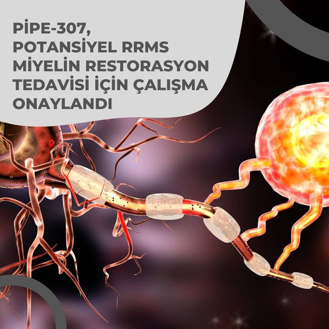 PİPE-307, Potansiyel RRMS Miyelin Restorasyon Tedavisi İçin Çalışma Onaylandı