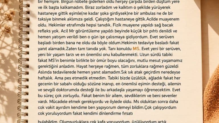 Hayat Hız Kesmedi, Ben Farkında Yaşamayı Öğrendim